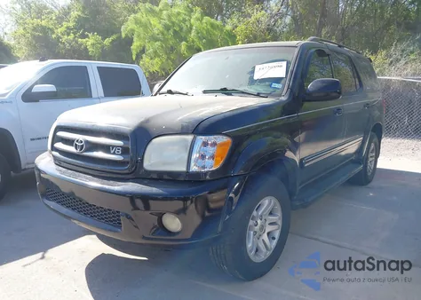 2003 Toyota Sequoia Limited V8 z USA, uszkodzony, nr VIN 5TDZT38A33S168794